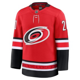 Carolina Hurricanes tröja Anniversary Fanatics Premium Sebastian Aho Röd Tredje - NHL Tröjor Herr